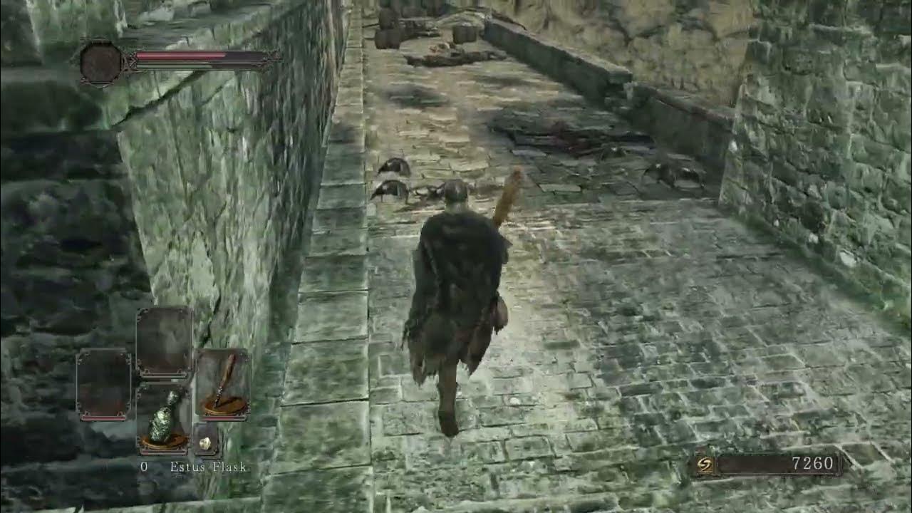 Estus Flask Shard at Cardinal Tower, Dark Souls 2 SotFS YouTube