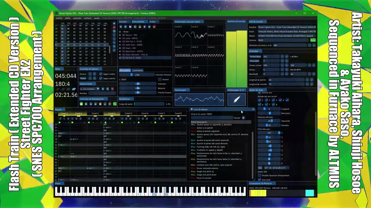 Street Fighter EX2 - Flash Train (Extended CD Version) (SNES SPC700 Arrangement)