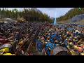 GREENSKINS VS DWARFS | 25,000 Unit Cinematic Battle | Total War Warhammer 3