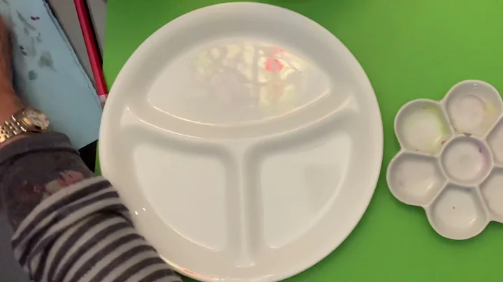 Inexpensive porcelain-type Watercolor Mixing Palette