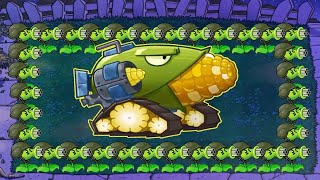 Plants vs Zombies Battlez 99 Gatling Pea Cob Cannon vs Zomboss Gargantuar