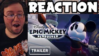 Gor's "Disney Epic Mickey: Rebrushed" Reveal Trailer REACTION