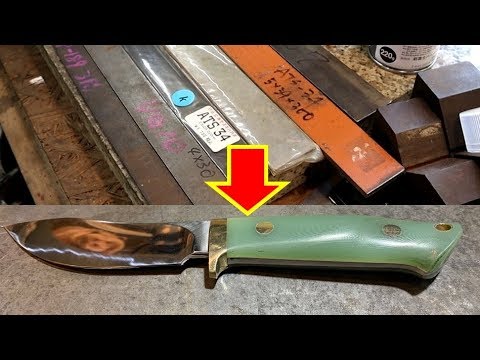 1【カスタムナイフ】ナイフを作る！！斎藤さんのナイフツクール