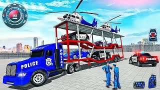 NYPD Police Car Offroad Transport Truck - Transporter Trailer Driver 3D Simulator - Android GamePlay screenshot 1