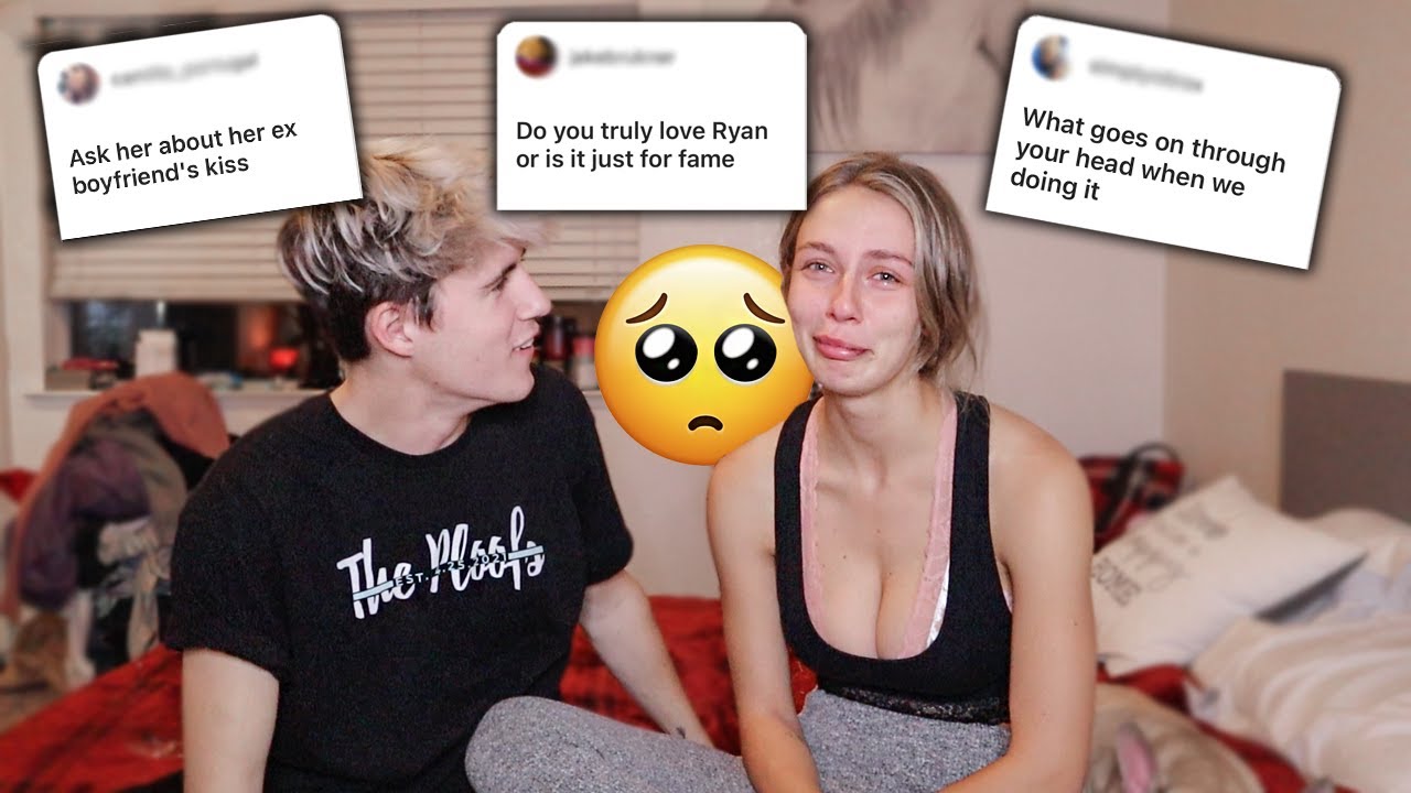 Asking My Fiancé Questions I DON'T Want To Know The Answers To! *SHE ENDED UP CRYING*