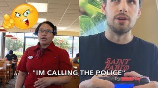 PLAYING MY PLAYSTATION AT WENDYS... (She called the police)