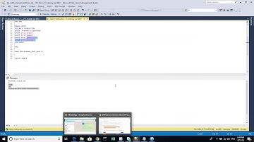 triggers, try catch transaction management