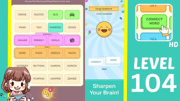 Connect Word Level 104 Answers Walkthrough