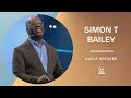 Guest Speaker: Simon T. Bailey