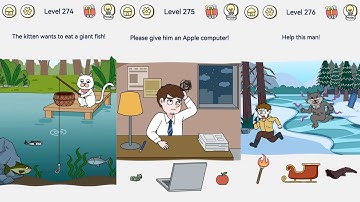 Brain Out 2 - Level 274, 275, 276 Gameplay Solution