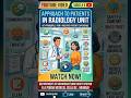 APPROACH TO PATIENTS IN RADIOLOGY UNIT - video #6