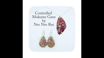 Controlled Mokume Gane Polymer Clay Tutorial by Nee Nee Ree