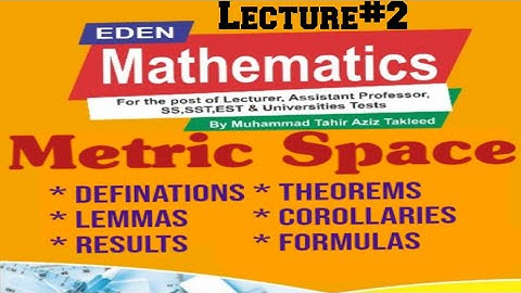 Lecture#2 Preparation Series PPSC Lecturer Math  subSpace separable space dense set nowhere dense