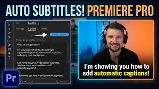 How To Generate Automatic Subtitles Fast in Premiere Pro