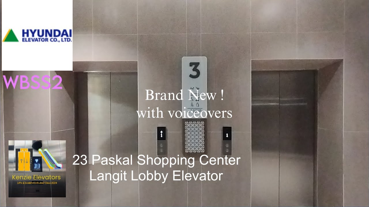 Brand New Hyundai WBSS2 Traction Elevators - 23 Paskal Shopping Center , Bandung [Langit Lobby]