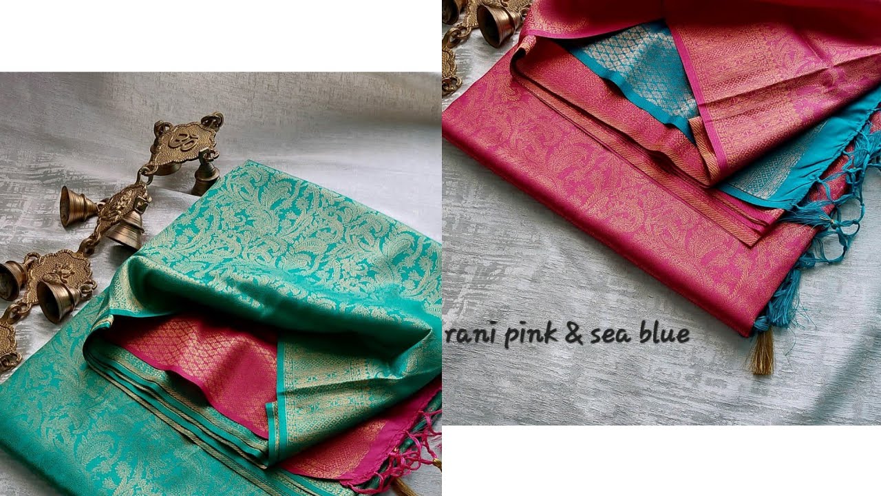 Banarasi copper zari silk sarees 