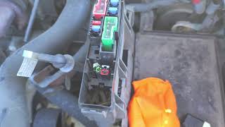 2006 Nissan Altima Horn Fuse & Horn Relay