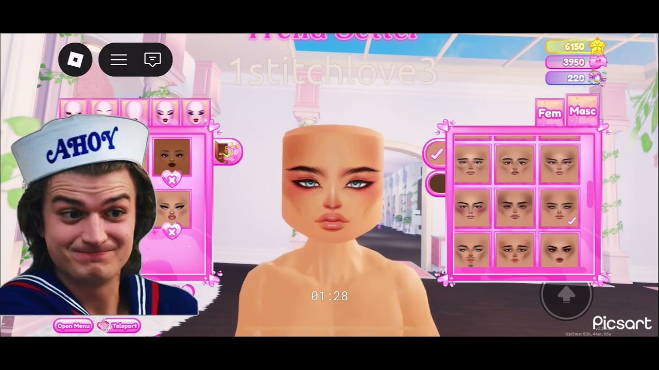 How to make Steve an 11 from Stranger Things in dress to impress ￼