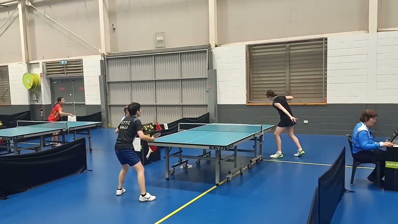 2025 TTA tour Sydney Connie Psihogios vs Erin Li set 3