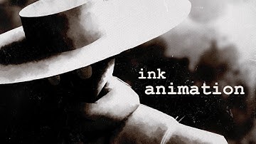 Hand painted ink animation
