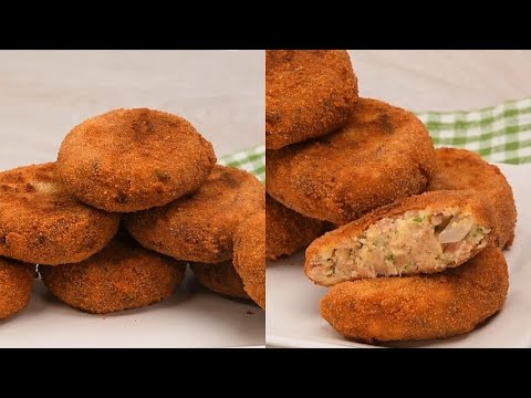 video Tuna and potatoes nuggets ready in the pan in no time , Worldwide Recipes Tuna and potatoes nuggets ready in the pan in no time