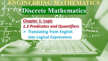 Ch 1.3.4: Logic | Translating from English into Logical Expressions