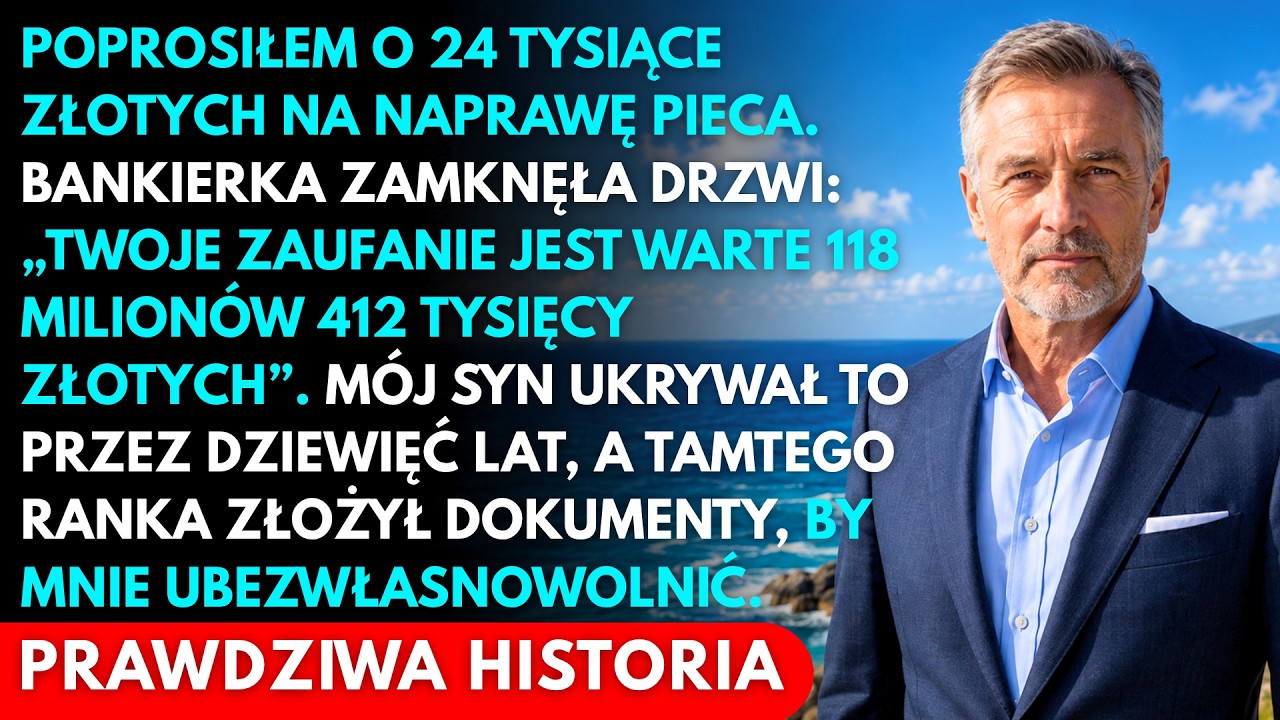 Zamknęłam teczkę z kosztorysami, a pani Halina odwróciła monitor. "Panie Sadowski, to nie jest pański wniosek o pożyczkę" – powiedziała cicho. Na ekranie zobaczyłem liczbę, która nie mogła należeć...