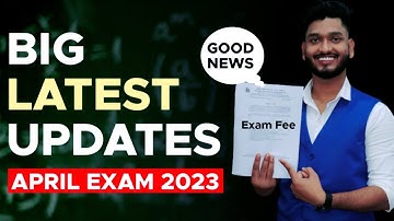 Nios April 2023 Big Latest Updates Theory & Practical Exam Fee submission start | TMA Online
