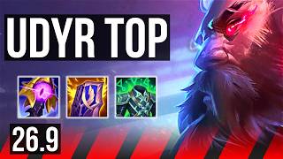 UDYR vs FIORA (TOP) | KR Grandmaster | 26.9