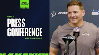 Lentraîneur Principal Mike Macdonald Sur La Victoire 31 - 7 Face Aux Arizona Cardinals Seattle S...