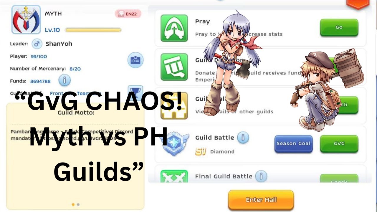 Ragnarok M Classic – Mechanic POV | GvG Clash with Eternals, IMPERIAL, Infierno (MYTH in Action)