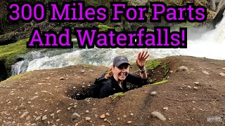 300 Miles For Parts & Waterfalls [Day 4164 - 03.26.22] Jeep Parts Dam Waterfall Hike Washougal