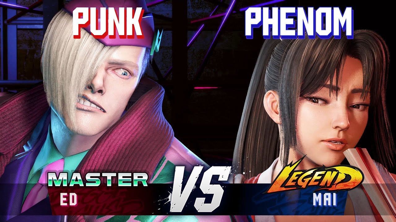 SF6 ▰ PUNK (Ed) vs PHENOM (Mai) ▰ High Level Gameplay