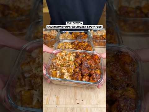 Tired Of Boring Meal Preps Try This High Protein Cajun Honey Butter Chicken Creamy Potatoes