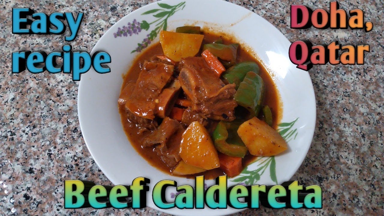 Easy recipe Beef Caldereta. Doha,Qatar YouTube