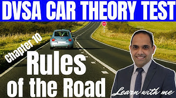 How to Pass 🥳 Car Theory Test-Chapter 10:Rules of the Road #drivingtheory