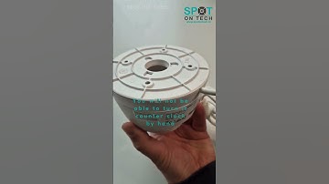 Reolink CX820 turret security camera base plate removal how to