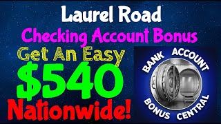 Laurel Road  $540 Loyalty Checking Account Bonus! Nationwide Offer! #sidehustle #bankbonus KeyBank