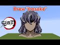 Drew "Inosuke"「 Demon Slayer: Kimetsu no Yaiba」Minecraft / yoasobi