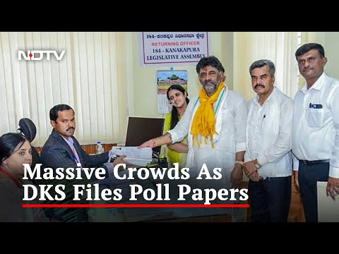 Karnataka Polls: Congress State Chief Files Nomination From Kanakapura Seat