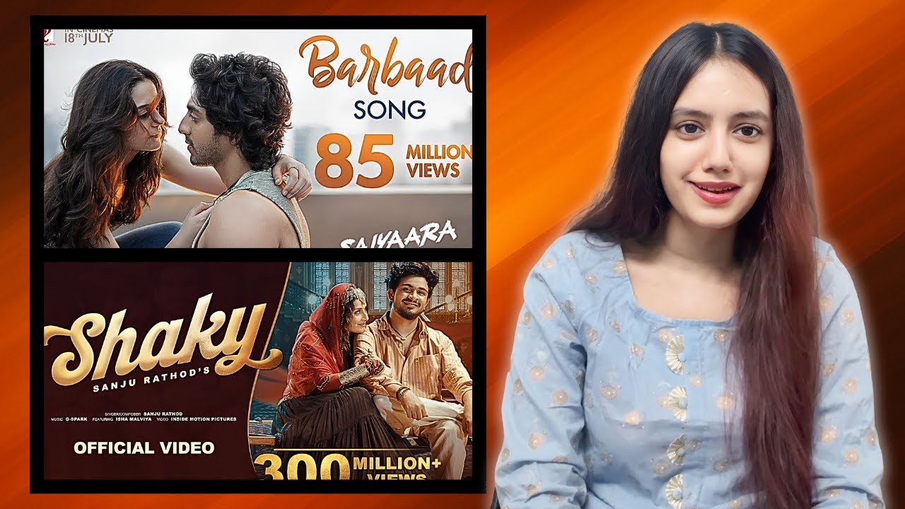 Shaky & Barbaad Song REACTION | Sanju Rathod, Isha Malviya, Ahaan Panday, Aneet Padda