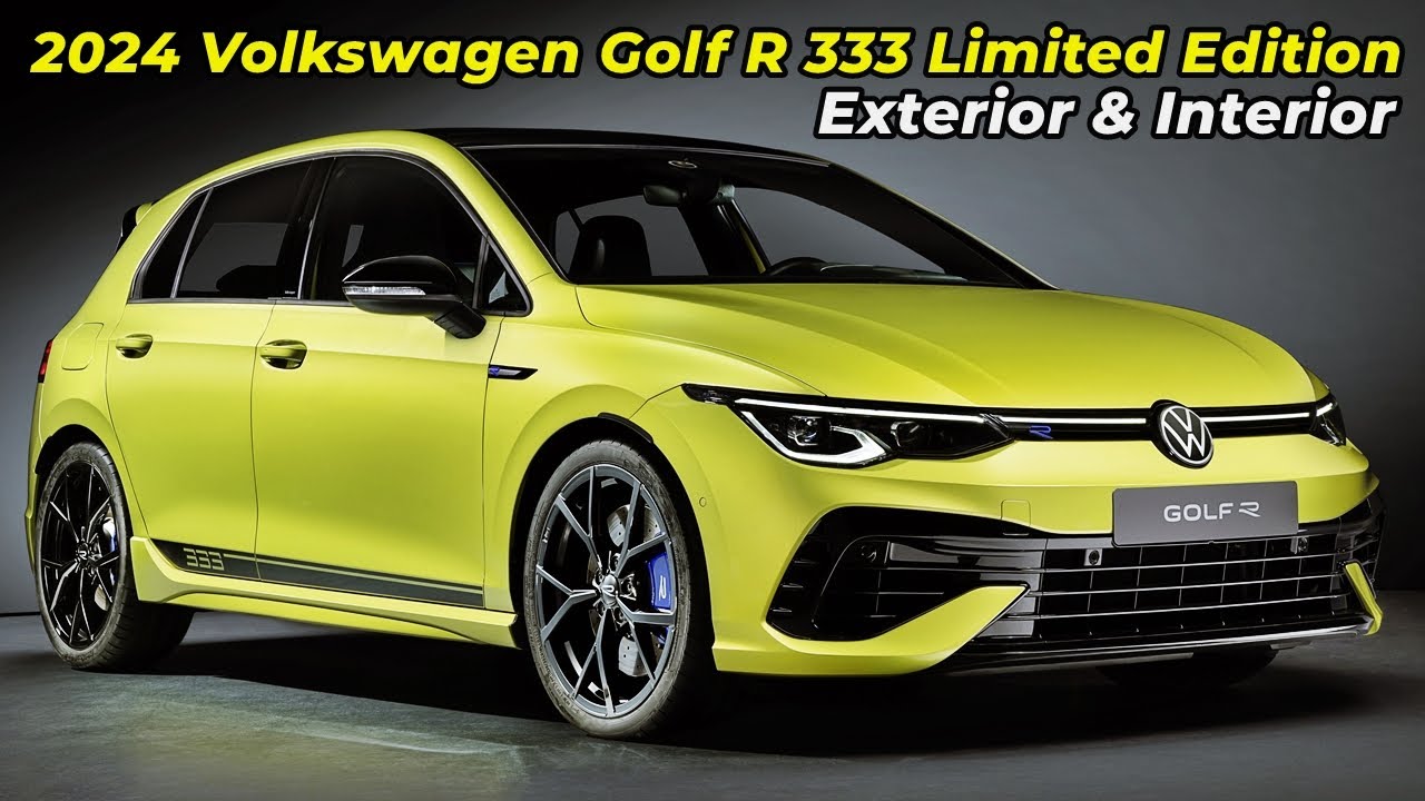 お値下げしました。Volkswagen 2024 Volkswagen Golf R 333 Limited Edition (Lime Yellow Metallic