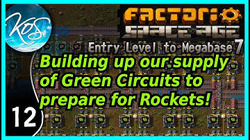 Factorio Entry Level to Megabase 7, Ep 12 New Green Circuit Outpost (Space Age DLC)