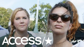 Amy Schumer Defends Emily Ratajkowski's Choice To Go Braless At Kavanaugh Protest | Access