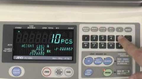 FC-i / FC-Si Series High-Performance Counting Scales Pt2 | A&D