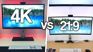 4K vs 21:9 Ultrawide Monitors - Which is Better?!