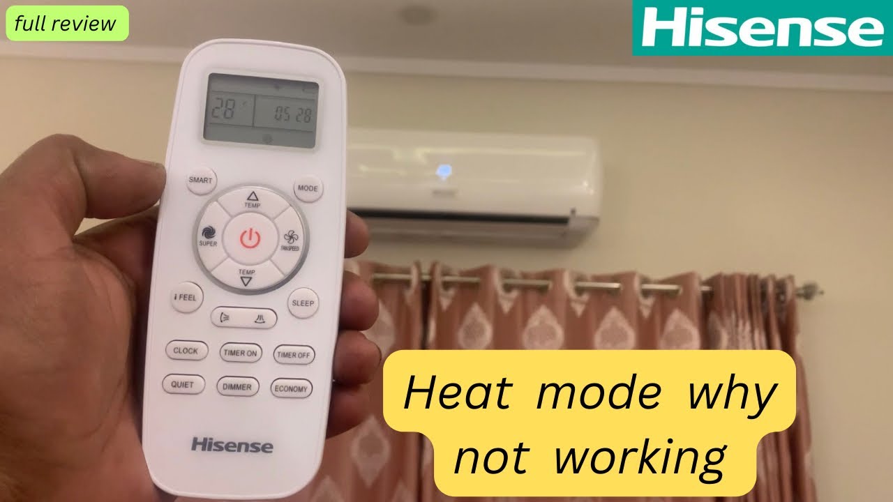 Hisense dc inverter ac convert to heating mode Hisense ac heat mode