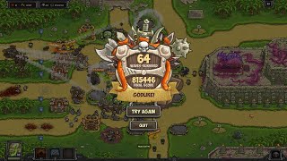 Kingdom Rush Frontiers Endless - Temple of Evil Veteran - No Items, 800K+ Score screenshot 5