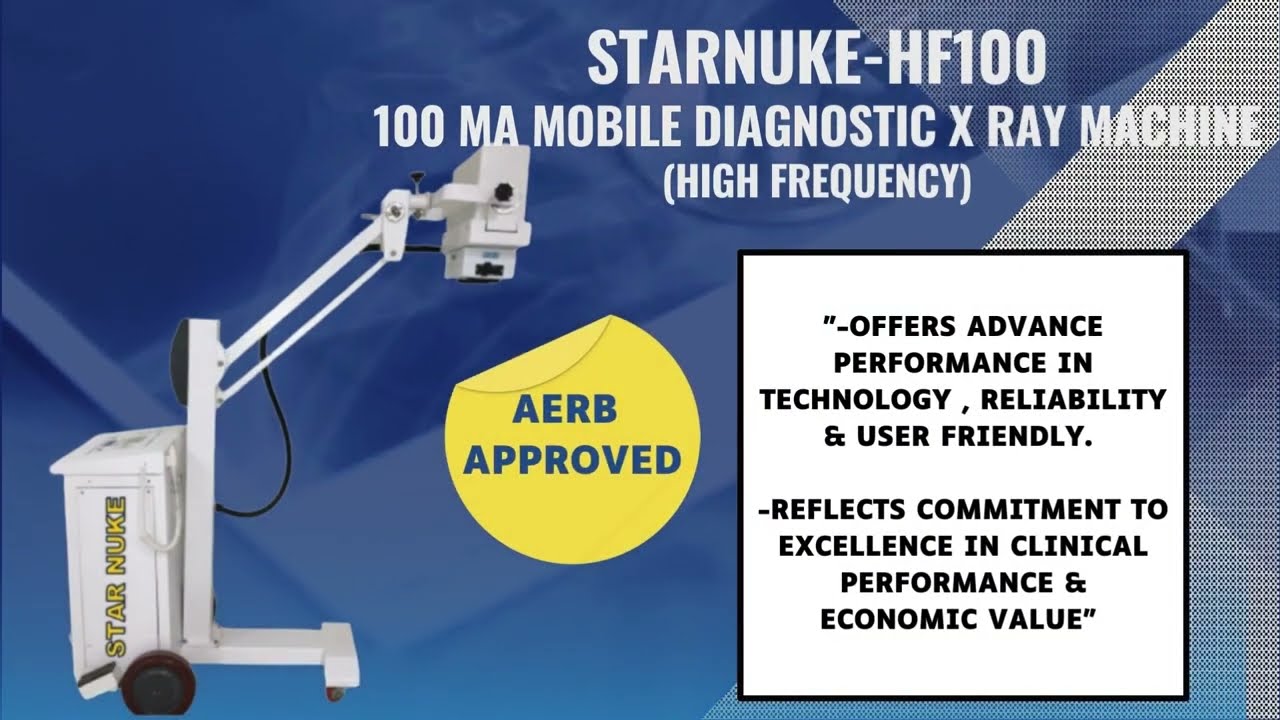 100 mA high frequency mobile x ray machine STARNUKE-HF100