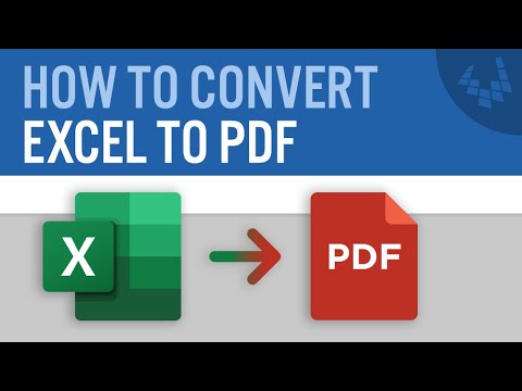 How to Convert Excel to PDF